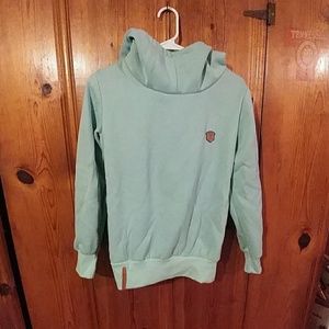 Turquoise hoodie